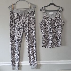 Live Love Lounge Leopard Print Leisure Set (S)